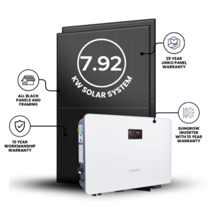 7.92kW Solar System – Sungrow + AIKO