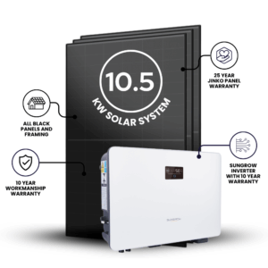 10.56kW Solar System – Sungrow + AIKO