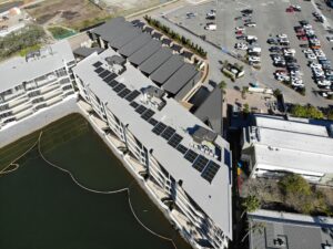 Solar and Battery installation at Harbour One